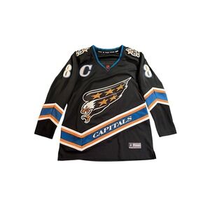Fanatics Washington Capitals Jersey Mens XL Black Alex Ovechkin Screaming Eagle